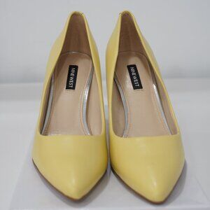 Yellow Pointed Toe Stiletto Heels Pumps Statement Shoes